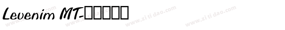Levenim MT字体转换